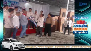 PENGUNDIAN PANEN HADIAH SIMPEDES BRI KC LIWA