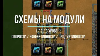 Factorio 1.1  [Схема на модули]