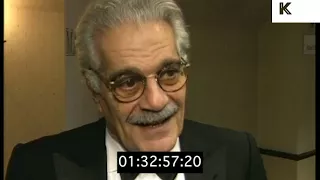 1990s Omar Sharif Tells Off TV Reporter, Celebrity Interview