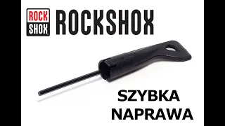 Naprawa tłumienia odbicia w widelcu Rock Shox | Recon