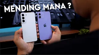 MENDING MANA !!! Samsung S22 vs iPhone 12