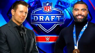 WWE Stars at 2022 NFL Draft Picks