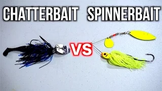 THE BEST BASS FISHING LURE? - Spinnerbait vs Chatterbait