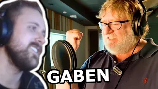 Forsen Reacts To Dota 2 - Gabe Newell Mega-Kills Announcer Pack Trailer | Gamescom 2018