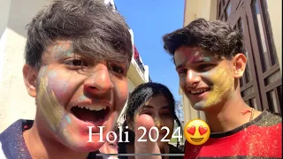 Our Holi 2024 Celebration with Family and friends! 😍| #vlog15th