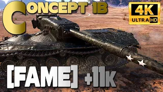 Concept 1B: New tank damage record [FAME] - World of Tanks