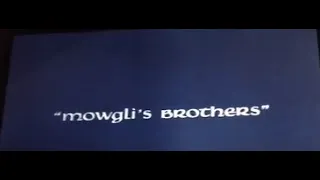 Mowgli's Brothers 1985 VHS Print Opening Previews (Animation)