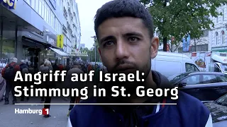 Nach Angriff auf Israel: Gespaltene Stimmung auf dem Steindamm
