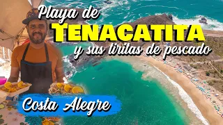 Playa Tenacatita y sus Tiritas de Pescado | Costa Alegre, Jalisco