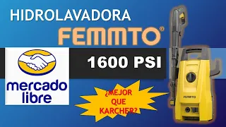 Hidrolavadora Eléctrica FEMMTO 1600 PSI || ¿Vale la Pena?