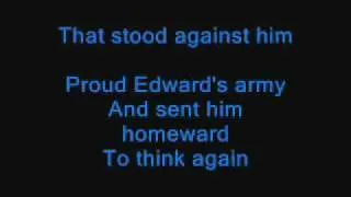 Flower of Scotland sing-along lyrics