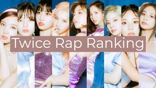 Twice Rap Ranking [With Reasoning]