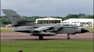 Italian Air Force Tornado IDS Noisy Departure at RIAT 2019
