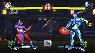 Chun Li vs Seth (Hardest ) Street Fighter 4.