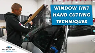 Professional Techniques on Hand Cutting Window Tint