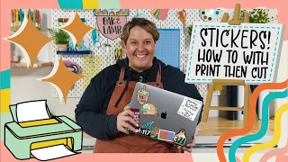 How To Create Print Then Cut Stickers With Your Cricut