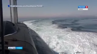 Атомная подводная лодка "Томск" поразила мишень на расстоянии 150 км