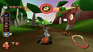 Looney Tunes Racing PS1 Gameplay HD (Beetle PSX HW)