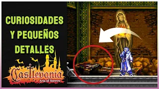 Curiosidades y pequeños detalles de Castlevania Aria of Sorrow