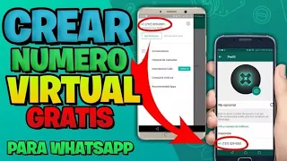 Como CREAR un NÚMERO VIRTUAL para WhatsApp 100% GRATIS || Método ACTUALIZADO 2024