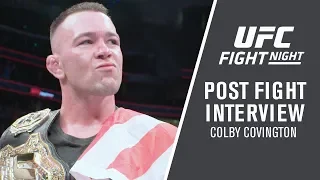 Colby Covington Post-fight Interview & Congratulatory Phone Call From President Donald Trump