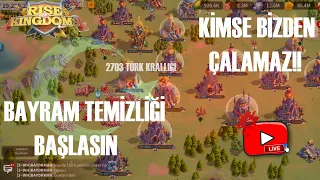 KİMSE BİZDEN ÇALAMAZ!! TAŞ ÜSTÜNDE TAŞ OMUZ ÜSTÜNDE BAŞ KALMAYACAK | Rise of kingdoms