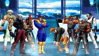 [KOF Mugen] Memorial | Orochi, O-Rugal, Gouki, Vega vs Ryu, Violent Ken, Orochi Iori, Kychiel [4vs4]