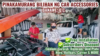 PINAKAMURANG BILIHAN NG CAR ACCESSORIES | Banawe Q.C | Actual Installation (Navara, Xpander & More)
