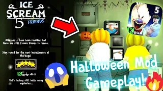 Ice Scream 5 HALLOWEEN MOD GAMEPLAY With SECRET ENDING!!! | Ice Scream 5 Halloween Mod | Keplerians