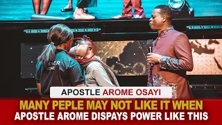 MANY PEOPLE WILL NOT BE COMFORTABLE WHEN APOSTLE AROME  DEMONSTRATES THE POWER  OF THE HOLY GHOST