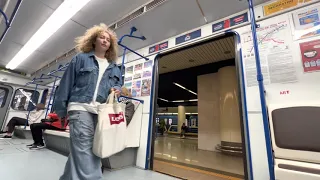 Метро Минск: Малиновка - Уручье. Синяя ветка. Звук метро. Minsk Metro Train Subway sound.