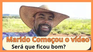 Marido começou o vídeo 😱||A minha lida e a dele||Ele lixou a mesa e mais.....