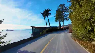 4K Drive Lion's Gate to Horse Shoe Bay North Vancouver