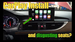 Installing CarPlay into an Audi C7 A6!