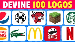Devine le LOGO en 3 secondes | 100 Logos Quiz
