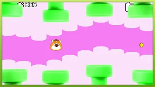 Hamster Pou takes Cloud Pass Game! & Hmmm.. A Warp Pipe from Super Mario 😯