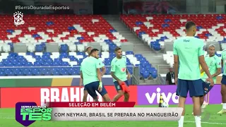 Neymar agita multidão em treino da Seleção em Belém