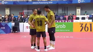 Indonesia vs Malaysia : Takraw Asian Games 18 / Set 3 Gold 🎖