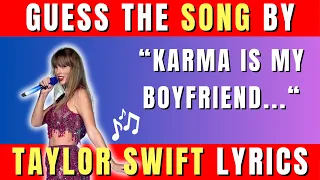 Swiftie Challenge: Guess the Taylor Swift Song by its Lyrics!