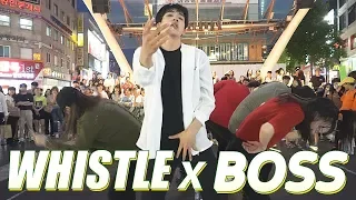 「K-Pop in Public」 BLACKPINK, NCT U - Whistle x BOSS Mashup Dance Cover