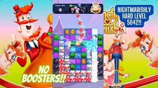 Candy Crush Saga Level 5642 | No Boosters