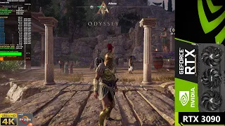 Assassin's Creed Odyssey Ultra High Settings 4K | RTX 3090 | Ryzen 3950X OC