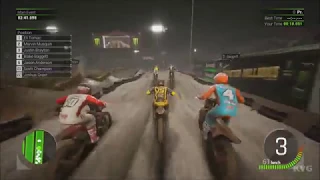 Monster Energy Supercross 2 - Rain Gameplay (PS4 HD) [1080p60FPS]