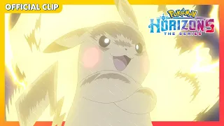 UK: Captain Pikachu battles Ceruledge | Pokémon Horizons: The Series | Official Clip