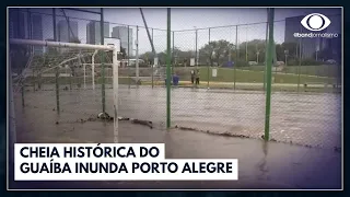 Cheia histórica do Guaíba inunda Porto Alegre | Jornal da Band