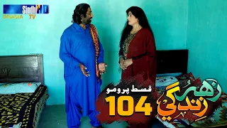 Zahar Zindagi - Ep 104 Promo | Sindh TV Soap Serial | SindhTVHD Drama