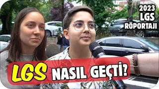 LGS Nasıl Geçti | Sınav Zor Muydu? 2023 LGS Röportajı 🎤