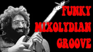 Free Spirited Funky Mixolydian Play Along Jam Track | Fire On The Mountain Guitar (79 BPM)