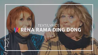 Eva Rydberg & Ewa Roos - Rena Rama Ding Dong (Text/Lyrics) | Melodifestivalen 2021