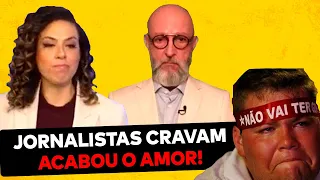 Jornalistas JOGAM A TOALHA AO VIVO e dão adeus a Lula: o amor acabou